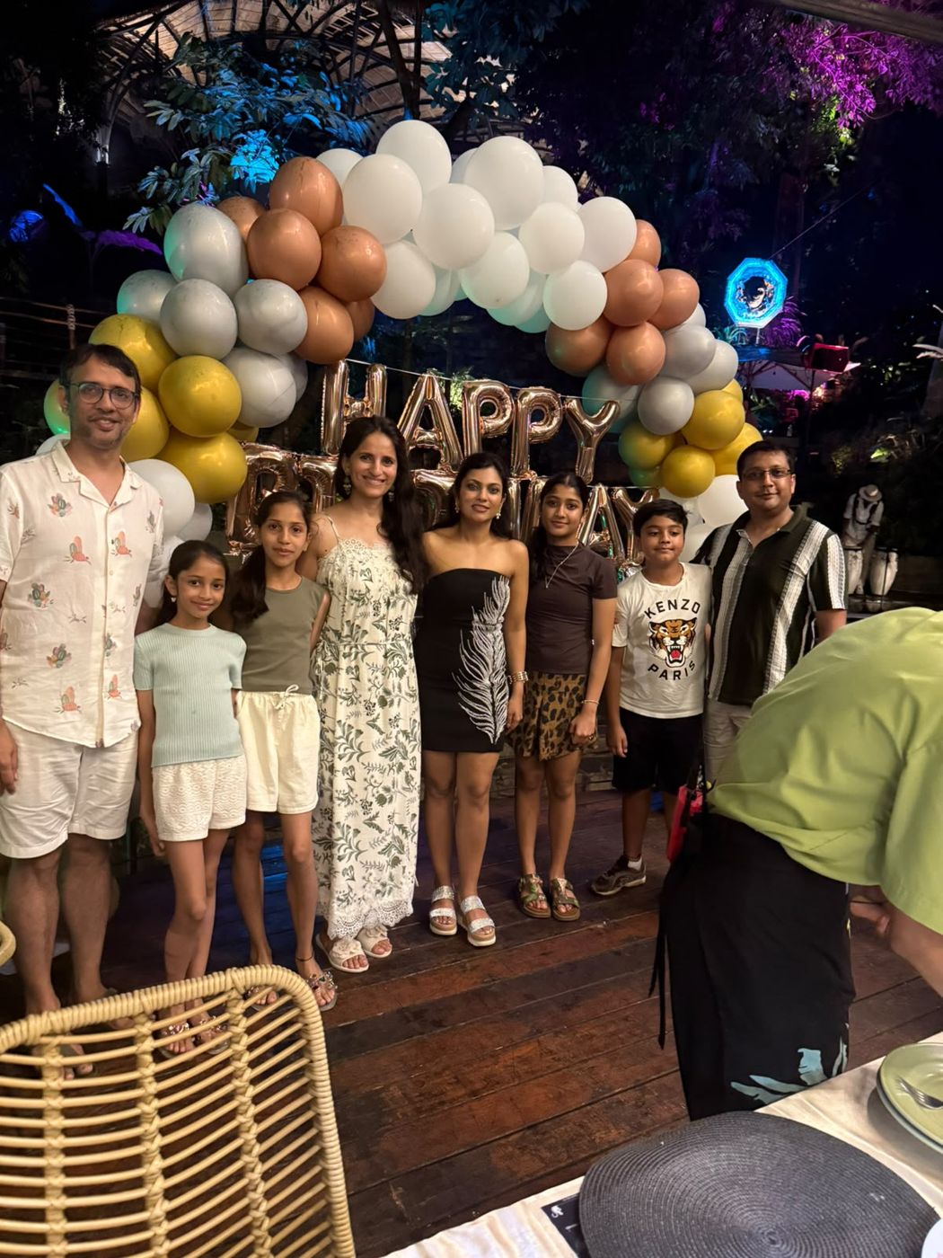 Group at the balloon arch